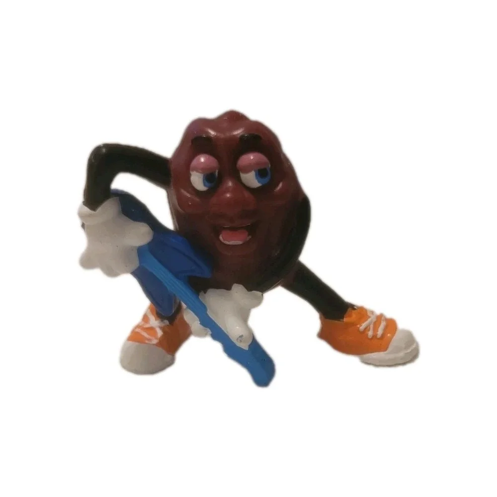 Vintage 1988 Applause Calrab California Raisins Guitar Pvc toy figure 2